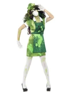 Smiffys Biohazard Female Costume, Green