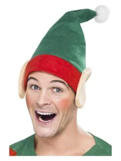 Smiffys Elf Hat, Green