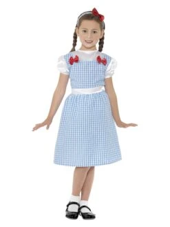Smiffys Country Girl Costume, Blue