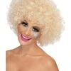 Smiffys 70s Funky Afro Wig, Blonde