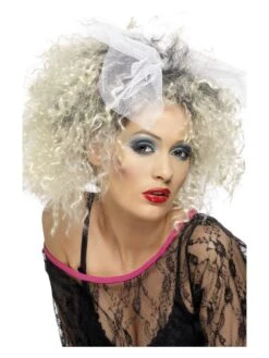 Smiffys 80s Wild Child Wig, Blonde