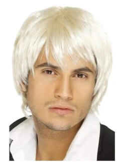 Smiffys Boy Band Wig, Blonde