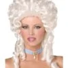 Smiffys Baroque Wig, White