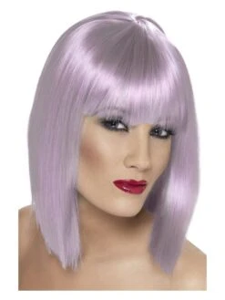 Smiffys Glam Wig, Lilac