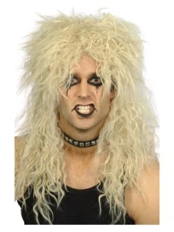 Smiffys Hard Rocker Wig, Blonde