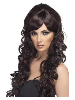 Smiffys Pop Starlet Wig, Brown