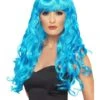 Smiffys Siren Wig, Blue