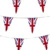 Smiffys Union Jack Triangle Bunting, Plastic