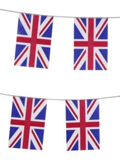 Smiffys Union Jack Rectangle Bunting, Plastic