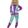 Smiffys 80s Height Of Fashion Shell Suit Costume, Female,