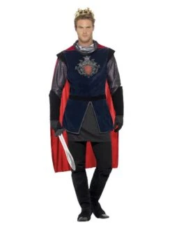 Smiffys Deluxe King Arthur Costume, Black