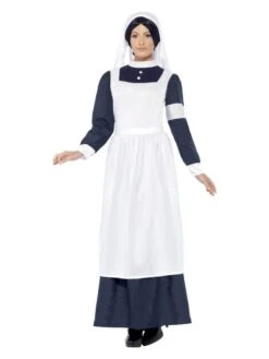 Smiffys Great War Nurse Costume, White