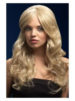 Smiffys Fever Nicole Wig, Dark Blonde