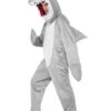Smiffys Shark Costume, Grey
