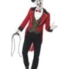 Smiffys Sinister Ringmaster Costume, Red