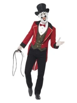 Smiffys Sinister Ringmaster Costume, Red