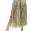 Smiffys Hawaiian Hula Skirt With Flowers, With Velcro, Mul