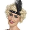 Smiffys Flapper Headband, Black