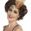 Smiffys Flapper Headband, Gold