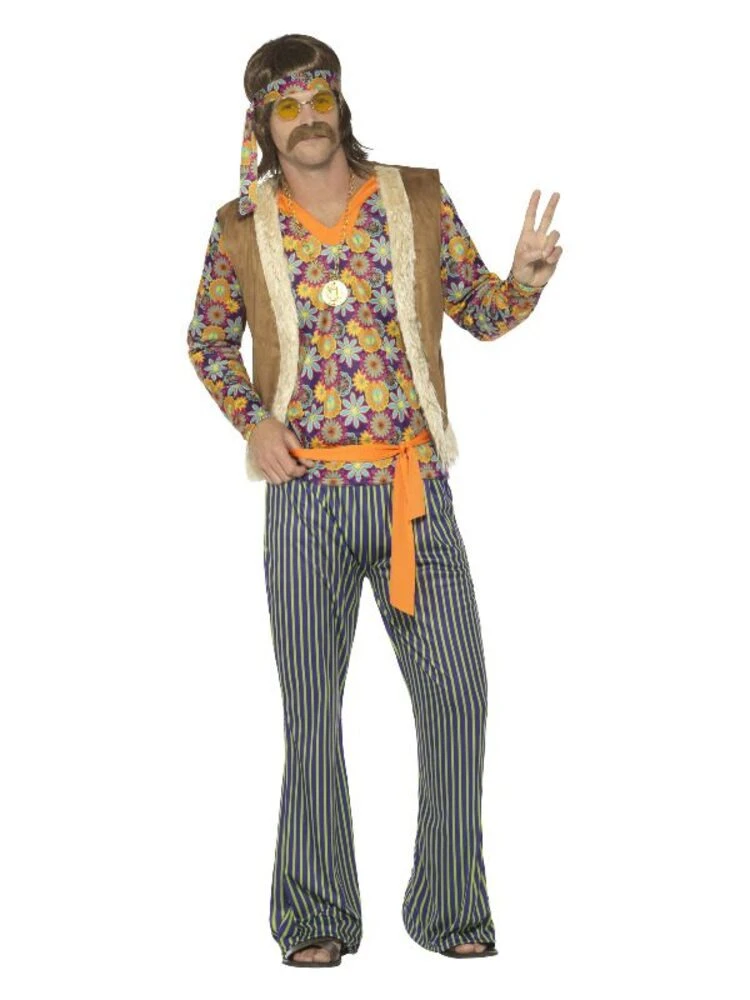 Smiffys 60s Singer Costume, Male, Multi-Coloured 1 Smiffys 60s Singer Costume, Male, Multi-Coloured