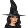 Smiffys Witch Hat, Black