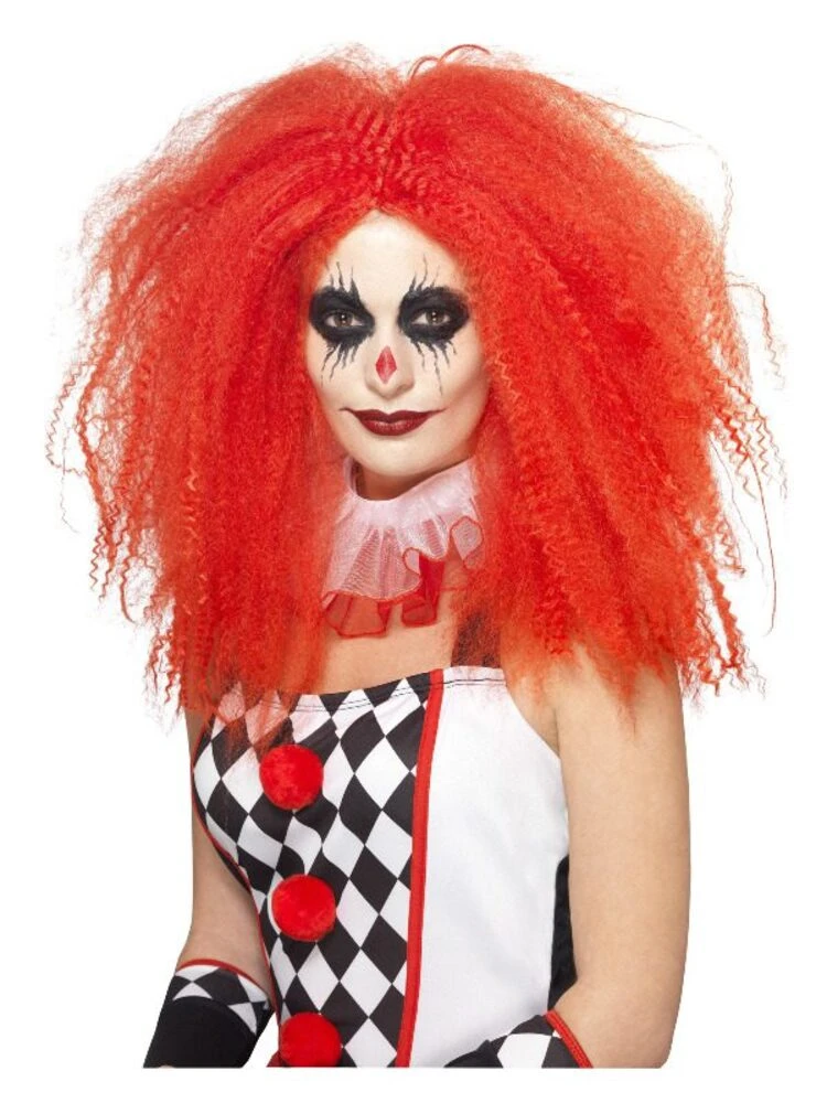 Smiffys Clown Wig, Red 1 Smiffys Clown Wig, Red