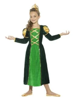Smiffys Medieval Princess Costume, Green