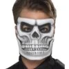 Smiffys Day Of The Dead Skeleton Mask, White