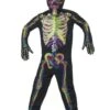 Smiffys Glow In The Dark Skeleton Costume, Multi-Coloured