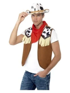 Smiffys Instant Kit Wild West Male, Brown