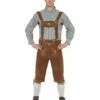Smiffys Deluxe Traditional Hans Bavarian Costume, Green