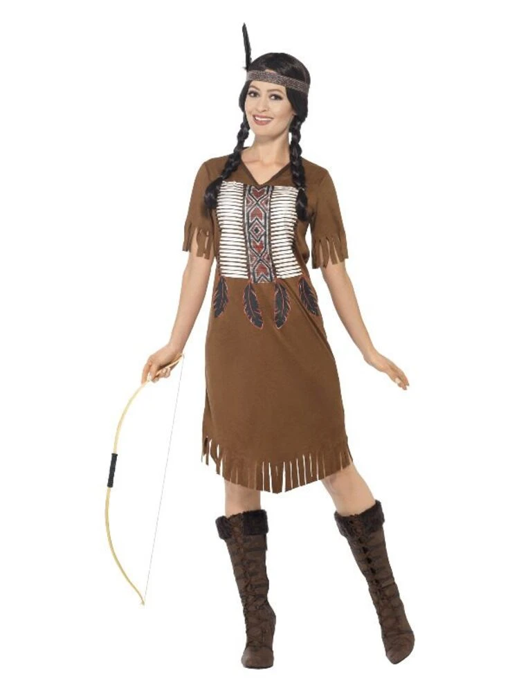 Smiffys Native American Inspired Warrior Princess Costume, 1 Smiffys Native American Inspired Warrior Princess Costume,