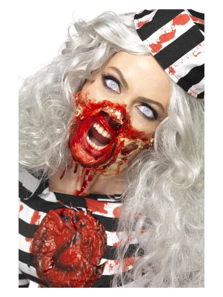 Smiffys Make-Up FX, Zombie Liquid Latex Kit, Assor 1 Smiffys Make-Up FX, Zombie Liquid Latex Kit, Assor