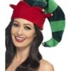 Smiffys Plush Elf Hat, Green