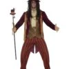 Smiffys Deluxe Voodoo Witch Doctor Costume, Red