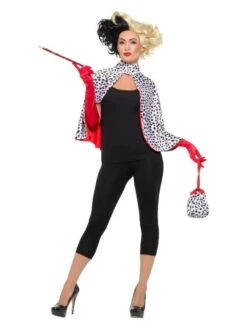 Smiffys Deluxe Evil Madame Kit, Black & White