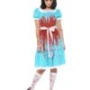 Smiffys Bloody Murderous Twin Costume, Blue