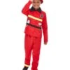 Smiffys Toddler Fire Fighter Costume, Red