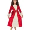 Smiffys Tudor Princess Costume, Red & Gold