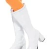 Smiffys 60s Ladies GoGo Boots, White