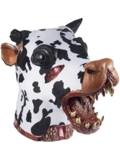 Smiffys Deluxe Butchered Daisy The Cow Head Prop, Black &