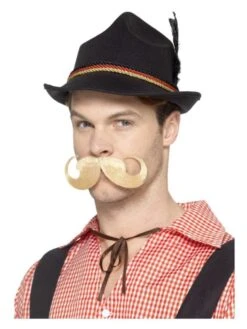 Smiffys Deluxe German Trenker Hat, Black