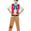 Smiffys Horrible Histories Pirate Crew Costume, Red