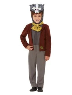 Smiffys Wind In The Willows Badger Deluxe Costume, Brown