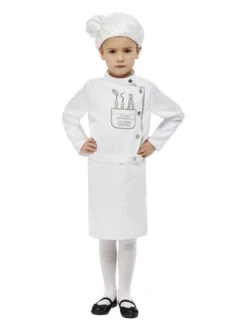 Smiffys David Walliams Deluxe Demon Dentist Costume, White