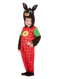 Smiffys Bing Deluxe Costume, Red