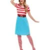 Smiffys Where’s Wally? Wenda Costume, Red & White