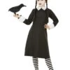 Smiffys Gothic School Girl Costume, Black
