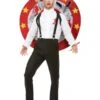 Smiffys Deluxe Knife Thrower Costume, Red & White