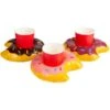 Smiffys Inflatable Donut Drink Holder Ring, Assorted
